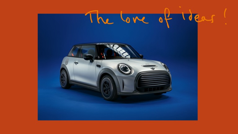 Image of concept car signed by Paul Smith